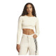 Adidas Γυναικεία μακρυμάνικη μπλούζα Ribbed Cropped Top